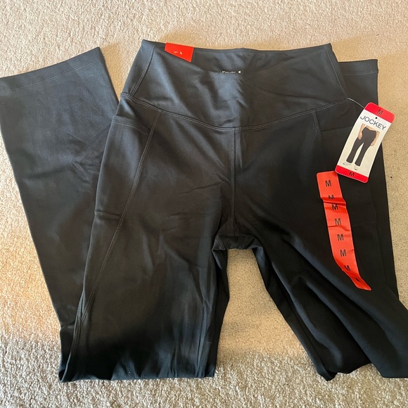 Jockey Pants & Jumpsuits Black Yoga Pants With Pockets Poshmark
